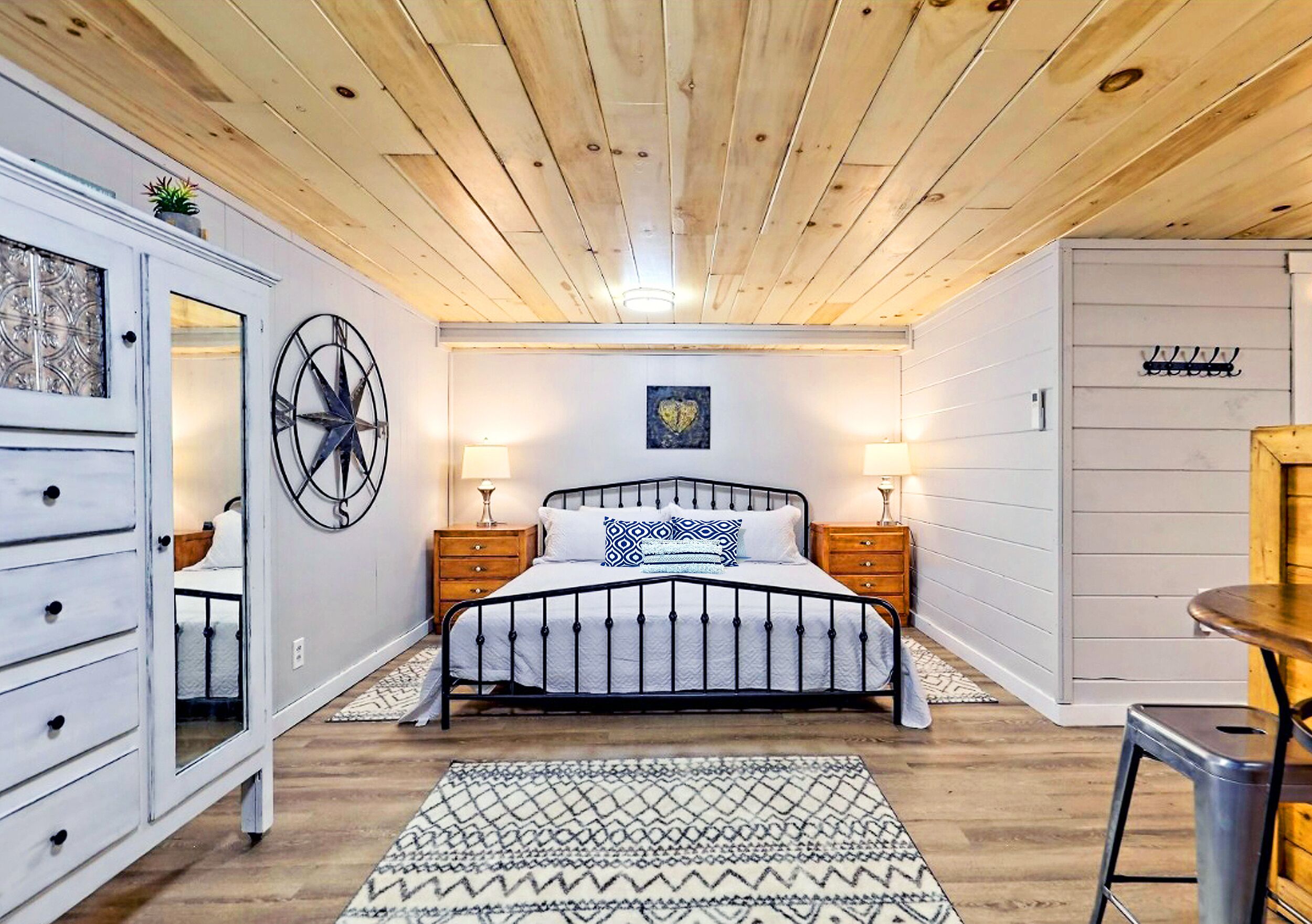 1 bedroom, iron/ironing board, free WiFi, bed sheets