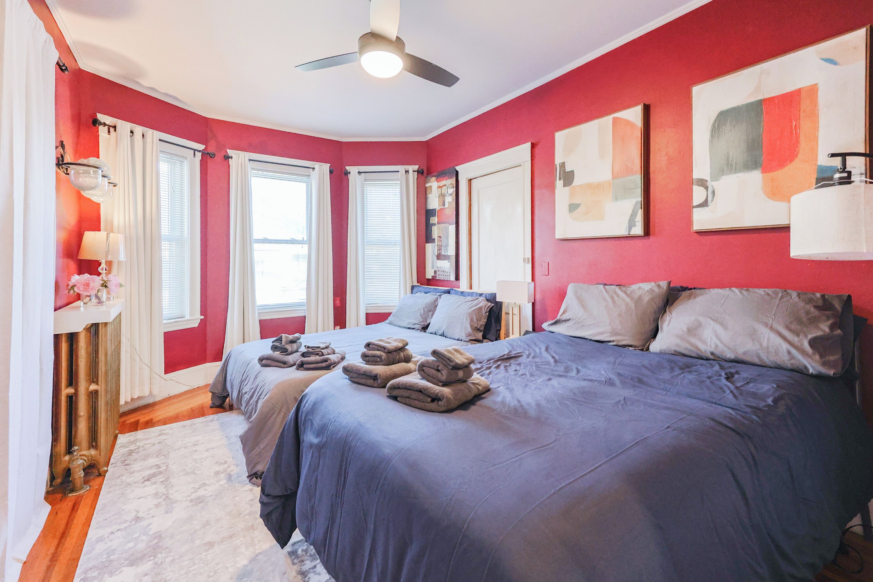 3 habitaciones, wifi gratis y ropa de cama 