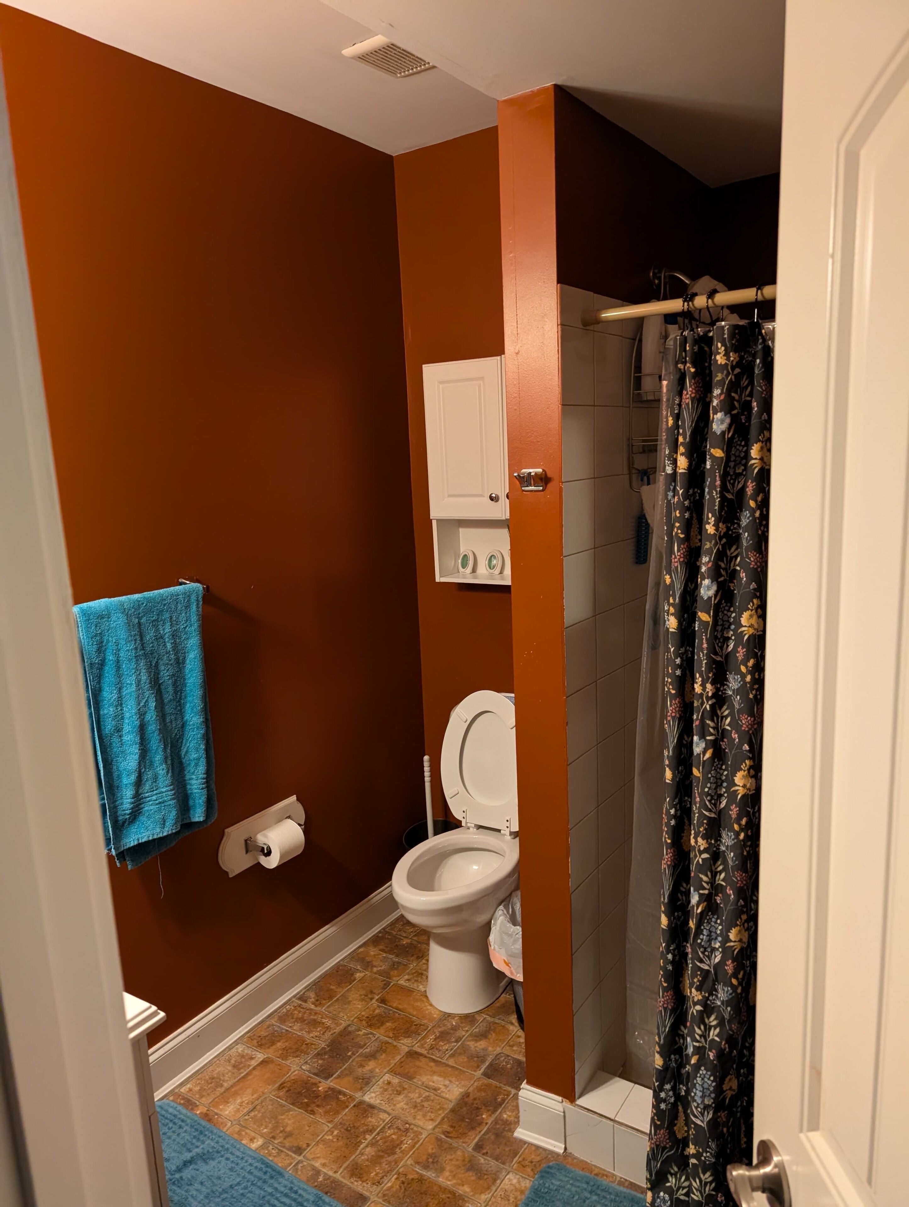 Shower, jetted bath, hair dryer, bidet
