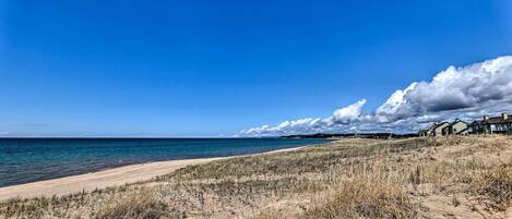 Beach nearby, beach towels