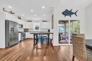 Microwave, oven, stovetop, dishwasher - Pawleys Hideaway on the Causeway with Hot Tub (Pawleys Island)