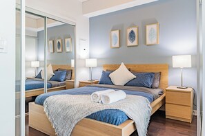 패밀리 콘도 | 책상, 노트북 작업 공간, 무료 WiFi, 침대 시트