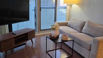 Presidential Condo, Balcony | Living area | Smart TV, Netflix, streaming services
