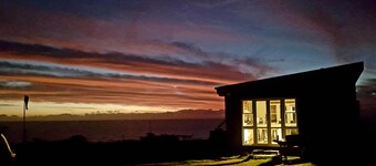 Rustic Mokau Escape with Ocean Views & Sauna