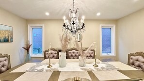 Dining - Designer 4BR Retreat | Luxe Living + Family-Friendly Fun (Mississauga)