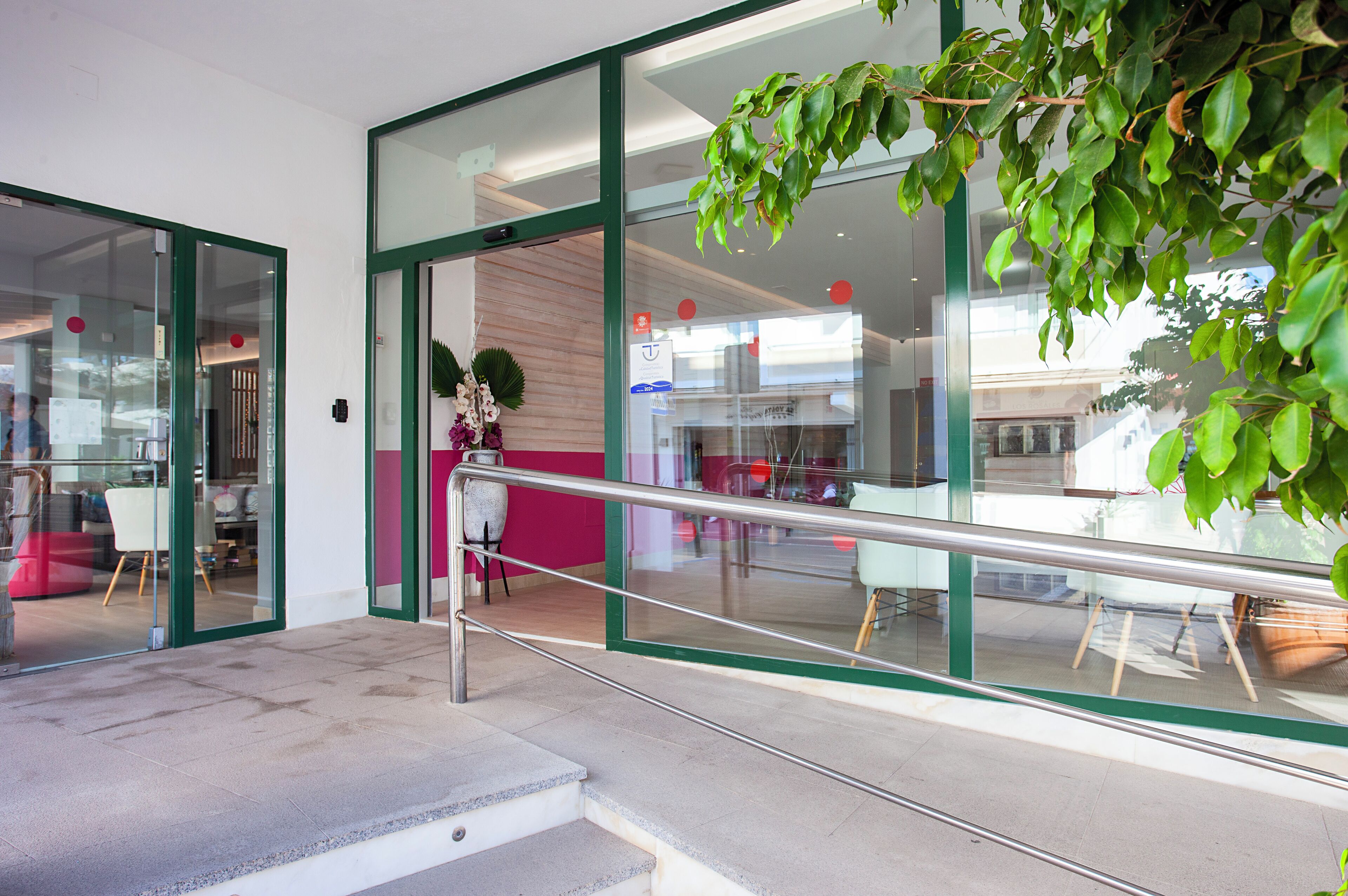 Blick von der Unterkunft