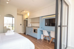 Lägenhet Superior - balkong - utsikt mot trädgården | Utsikt från rummet