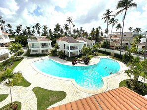 Exclusive-Penthouse, 3 Schlafzimmer, Poolblick, Poolseite | Ausblick vom Zimmer