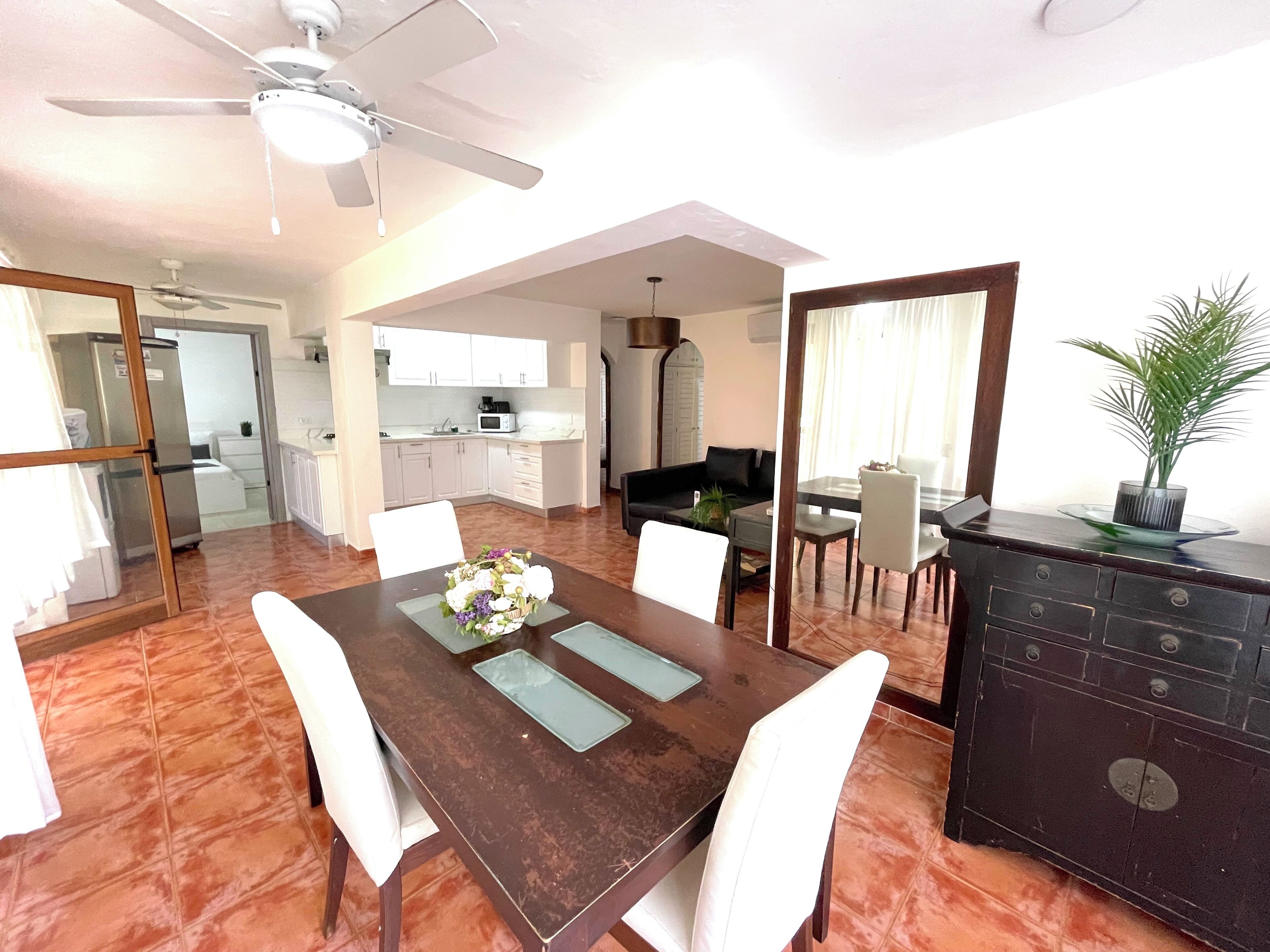 Family Villa, 3 Bedrooms, Terrace, Garden Area | In-room dining