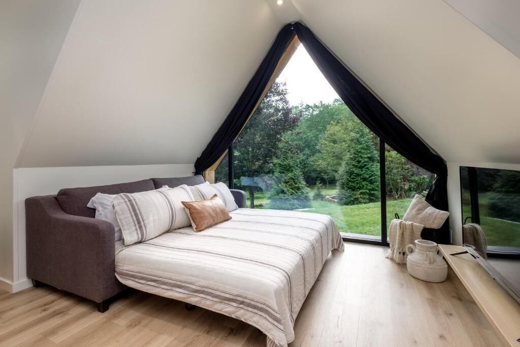 Cabana superluxo, vista para o jardim | Camas extras