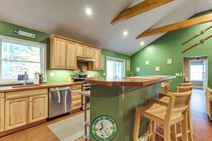 Fridge, microwave, stovetop, dishwasher - Year-Round Loon Lake Retreat: Ski, Hike, Explore! (Chestertown)