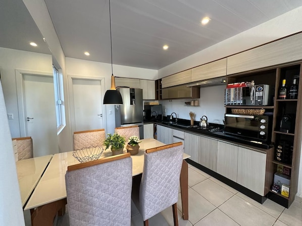 Microwave, oven, stovetop