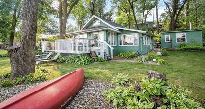 Tucked-Away Lakefront Cabin with Wood-Fired Sauna
