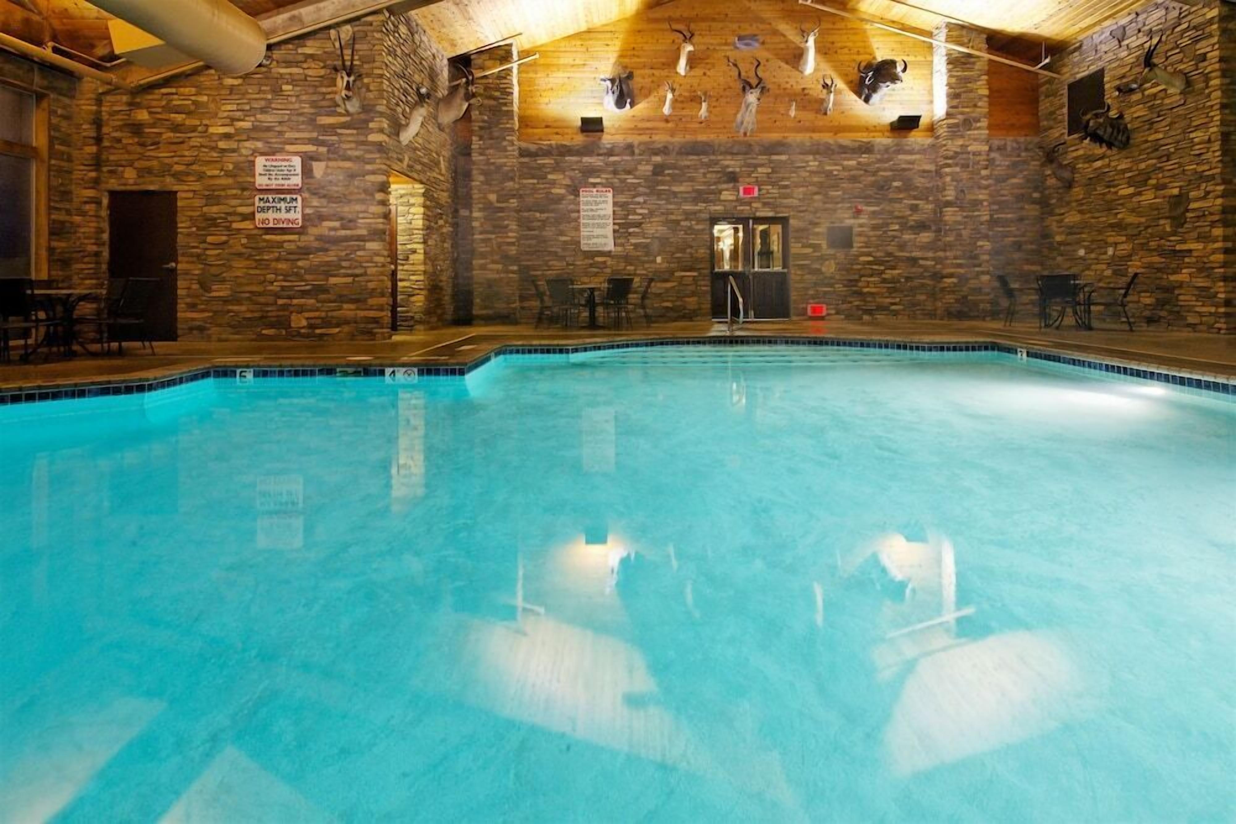 Indoor pool, outdoor pool