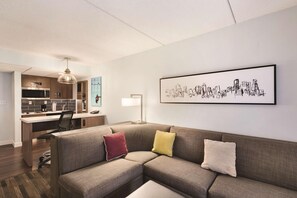 Living area - CLT Sky Suites (Charlotte)