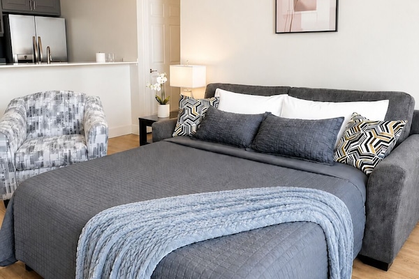 1 quarto, Wi-Fi de cortesia, roupa de cama