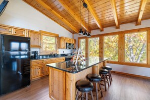 Fridge, microwave, oven, stovetop - Best View In Smokies! Sleeps 30, Central, Luxury! (Sevierville)