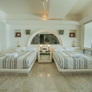 Quarto casal luxo, vista para a baía | Wi-Fi de cortesia