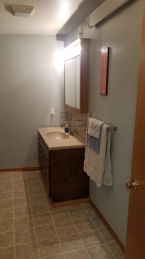 Towels, soap, toilet paper