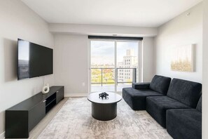 Smart-tv en een kantoor