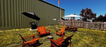 Vintage Airstream at the Airport