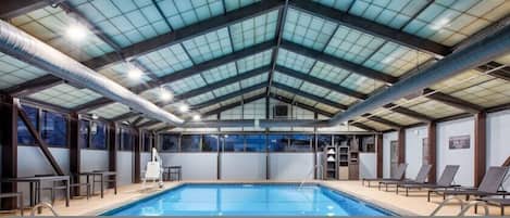 Indoor pool, outdoor pool