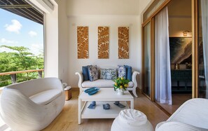 Living area - Casa Cielo - 3 BR Penthouse with Views I Maid (La Romana)