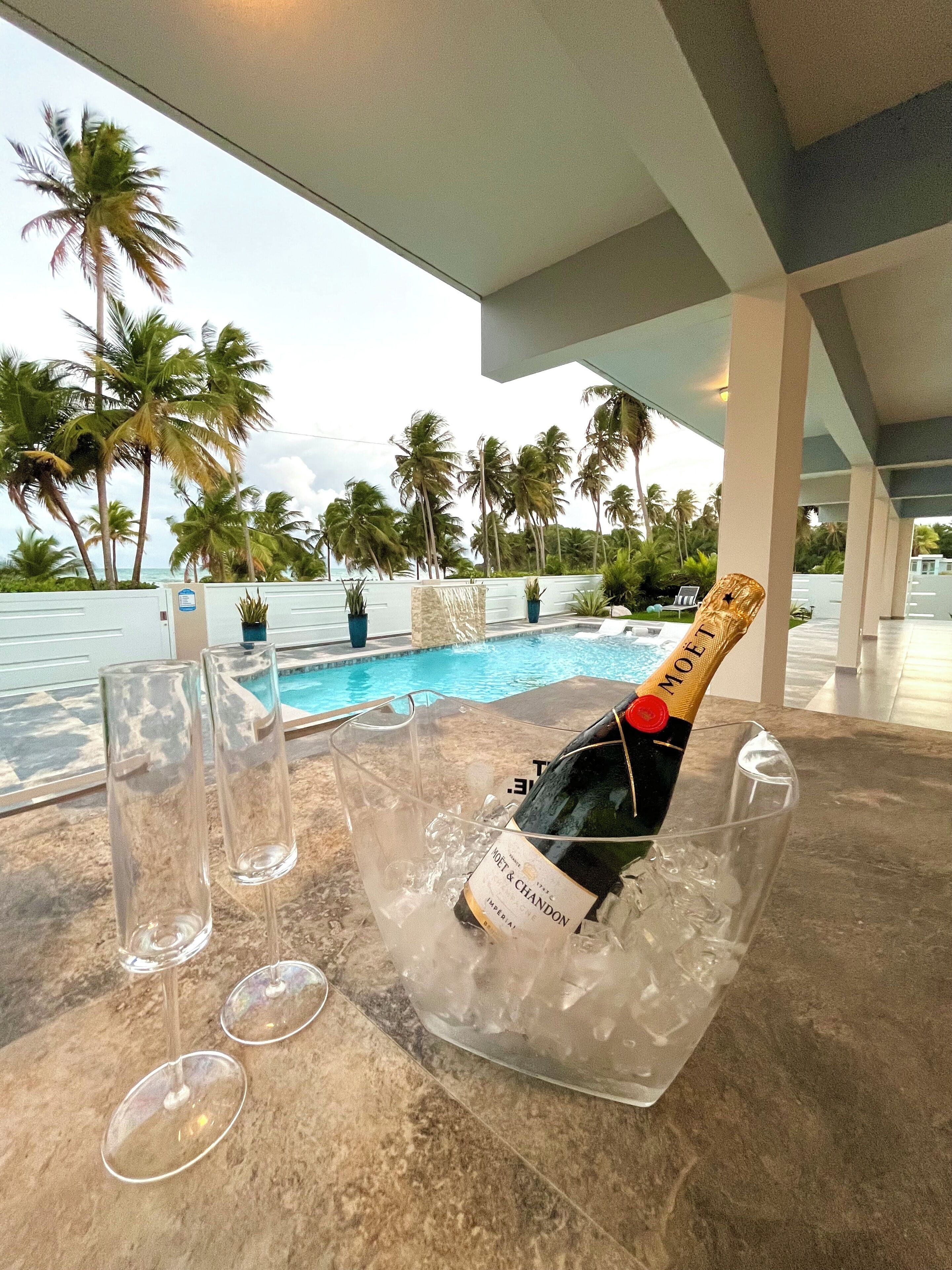 Alberca al aire libre 