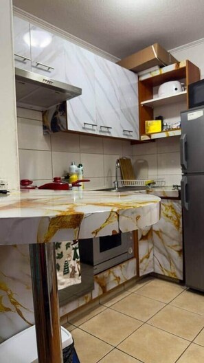 Fridge, microwave, oven, stovetop - Plaza de armas 2 dormitorios Wifi late check in (Santiago)
