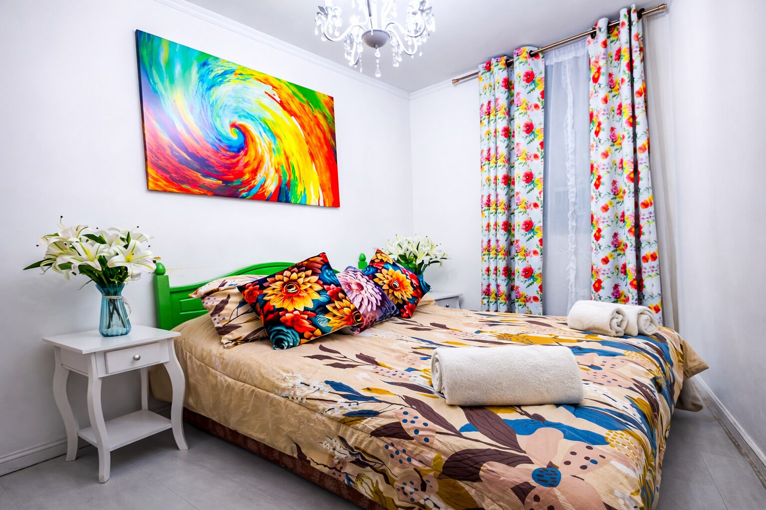 2 bedrooms, desk, iron/ironing board, free WiFi