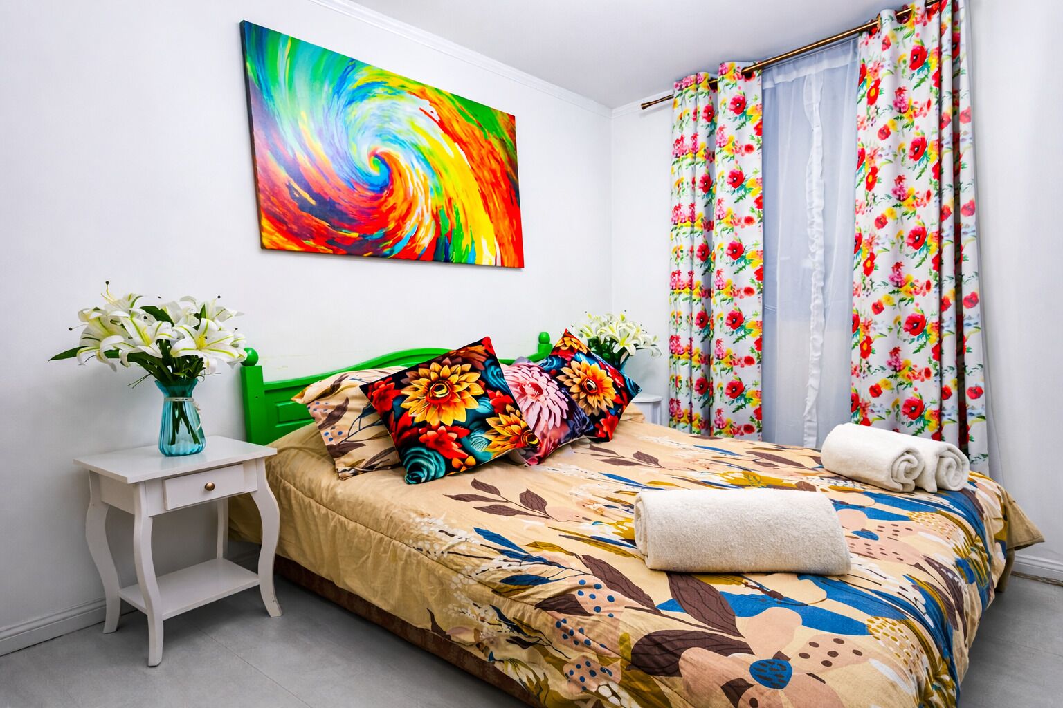 Desk, iron/ironing board, free WiFi, bed sheets