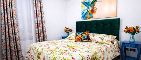 書桌、熨斗/熨衫板、免費 Wi-Fi、床單