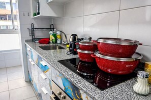 Fridge, microwave, oven, stovetop - Metro cal y canto two bedrooms free wifi (Santiago)