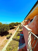 Blick von der Unterkunft