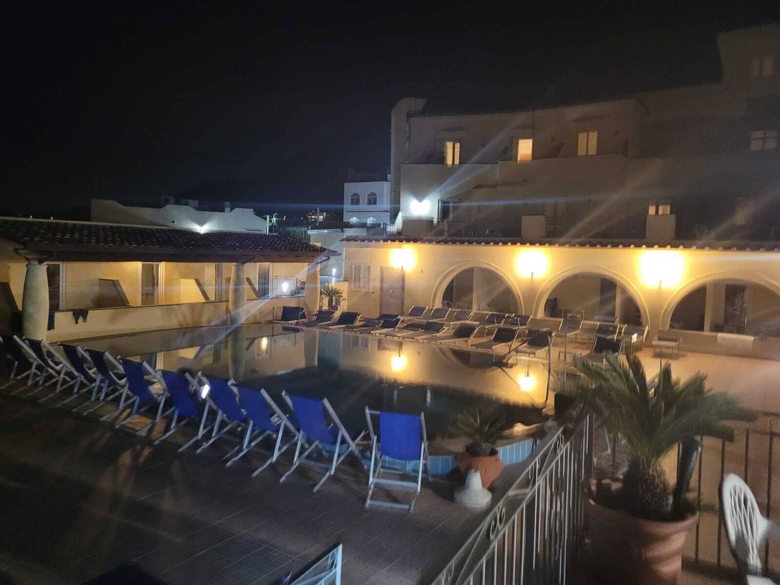 Blick von der Unterkunft