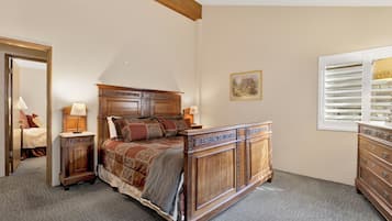 Cabaña, varias camas, acceso a la alberca, vista a la montaña (2574) | 3 habitaciones, decoración personalizada y muebles diferentes