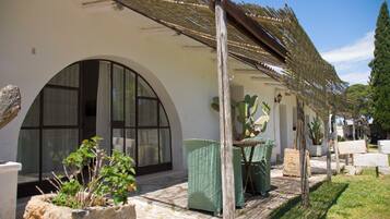 Blick von der Unterkunft