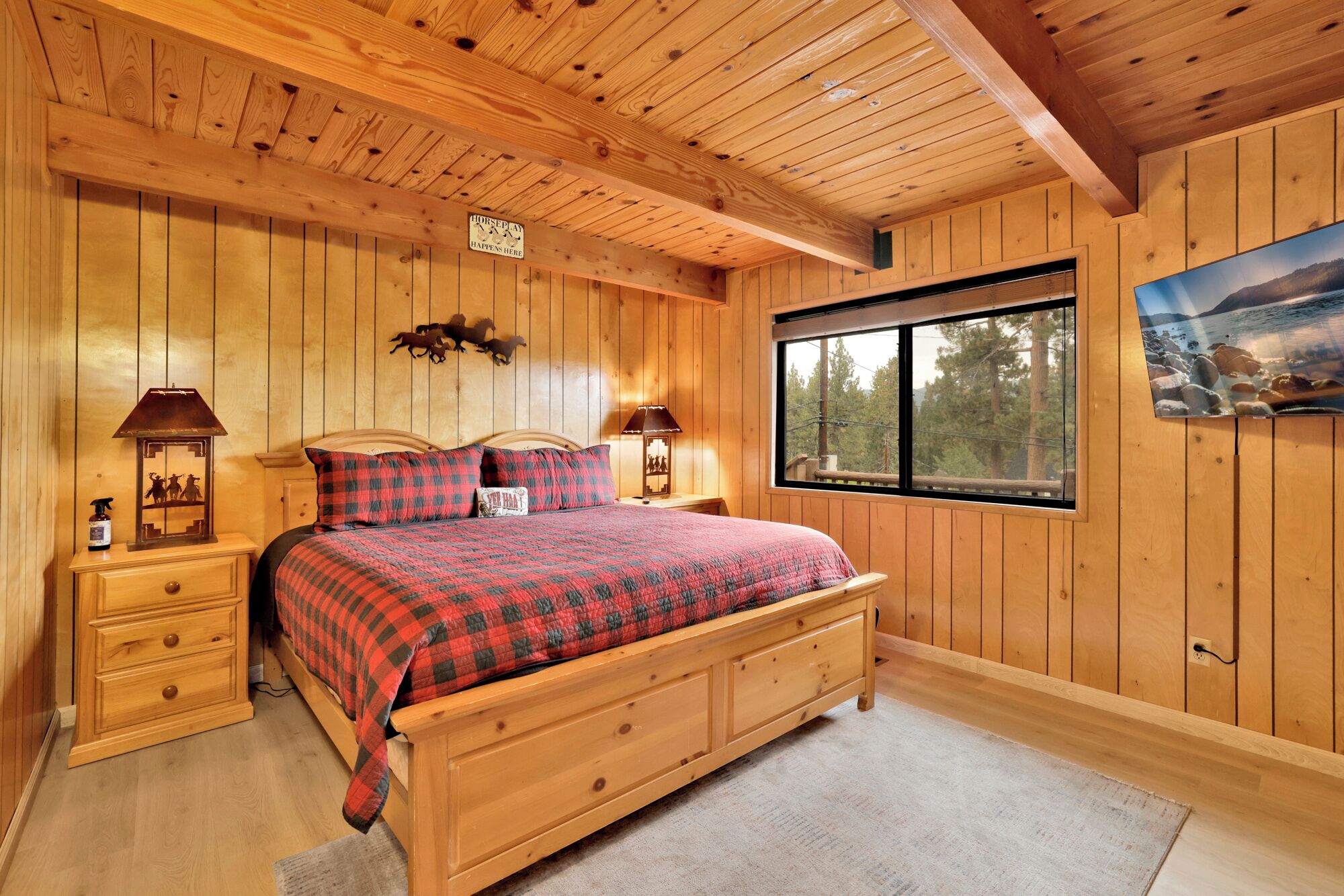 Cabin, Multiple Beds, Pool Access (2585) | 3 bedrooms, individually decorated, individually furnished, bed sheets