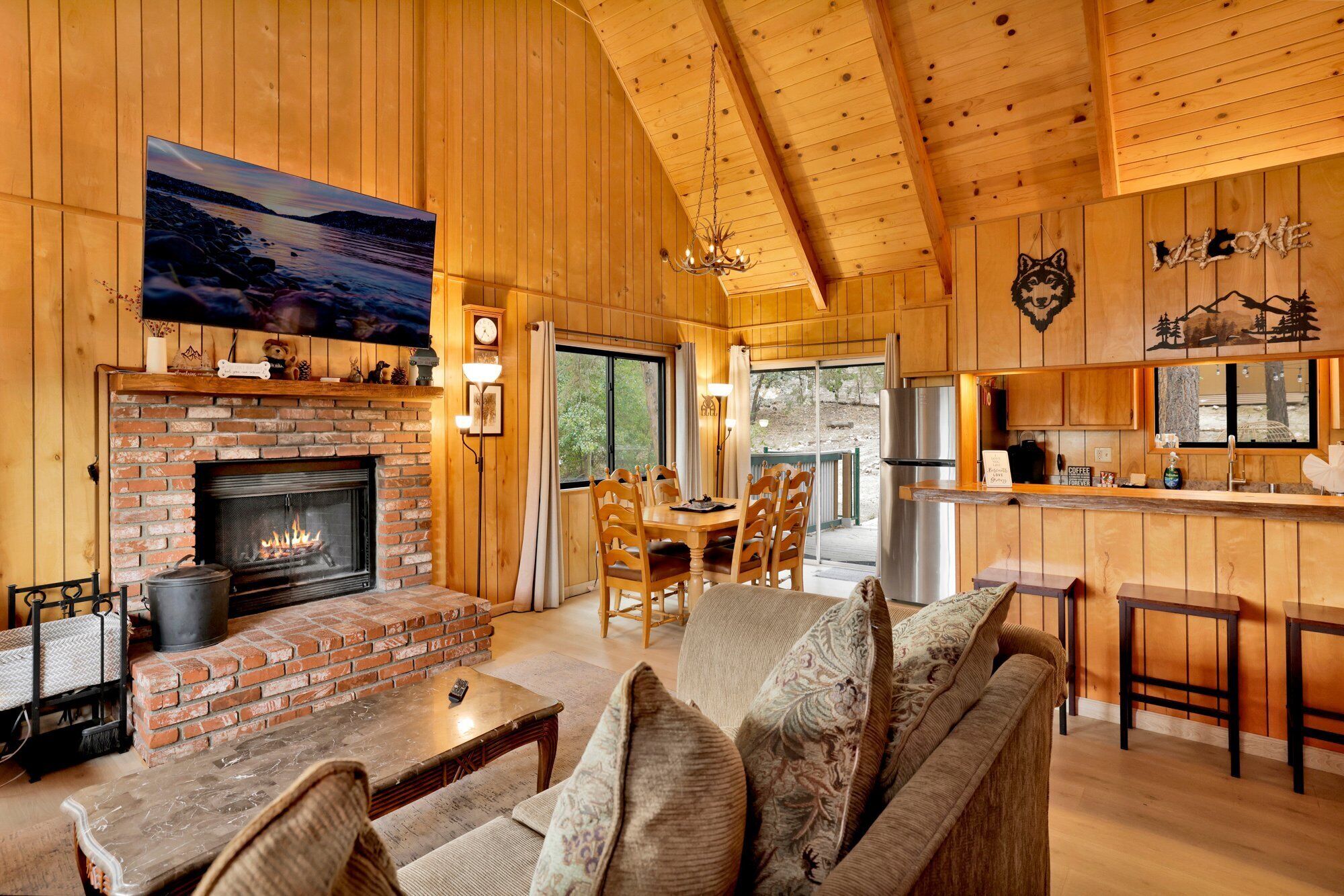 Cabin, Multiple Beds, Pool Access (2585) | Living area