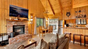 Ferienhütte, Mehrere Betten, Poolzugang (2585) | Wohnbereich