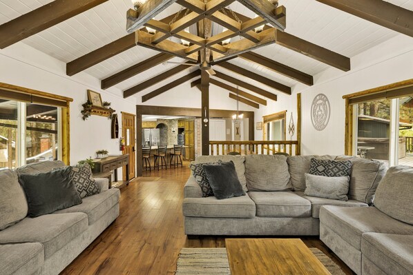 Cabin, Multiple Beds, Pool Access (2571) | Living area - Arlberg Village Haus #2571 (Big Bear Lake)