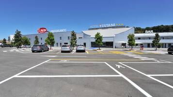 Blick von der Unterkunft