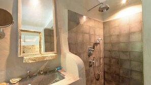 Shower, hair dryer