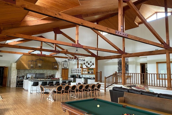 Main House living and kitchen area