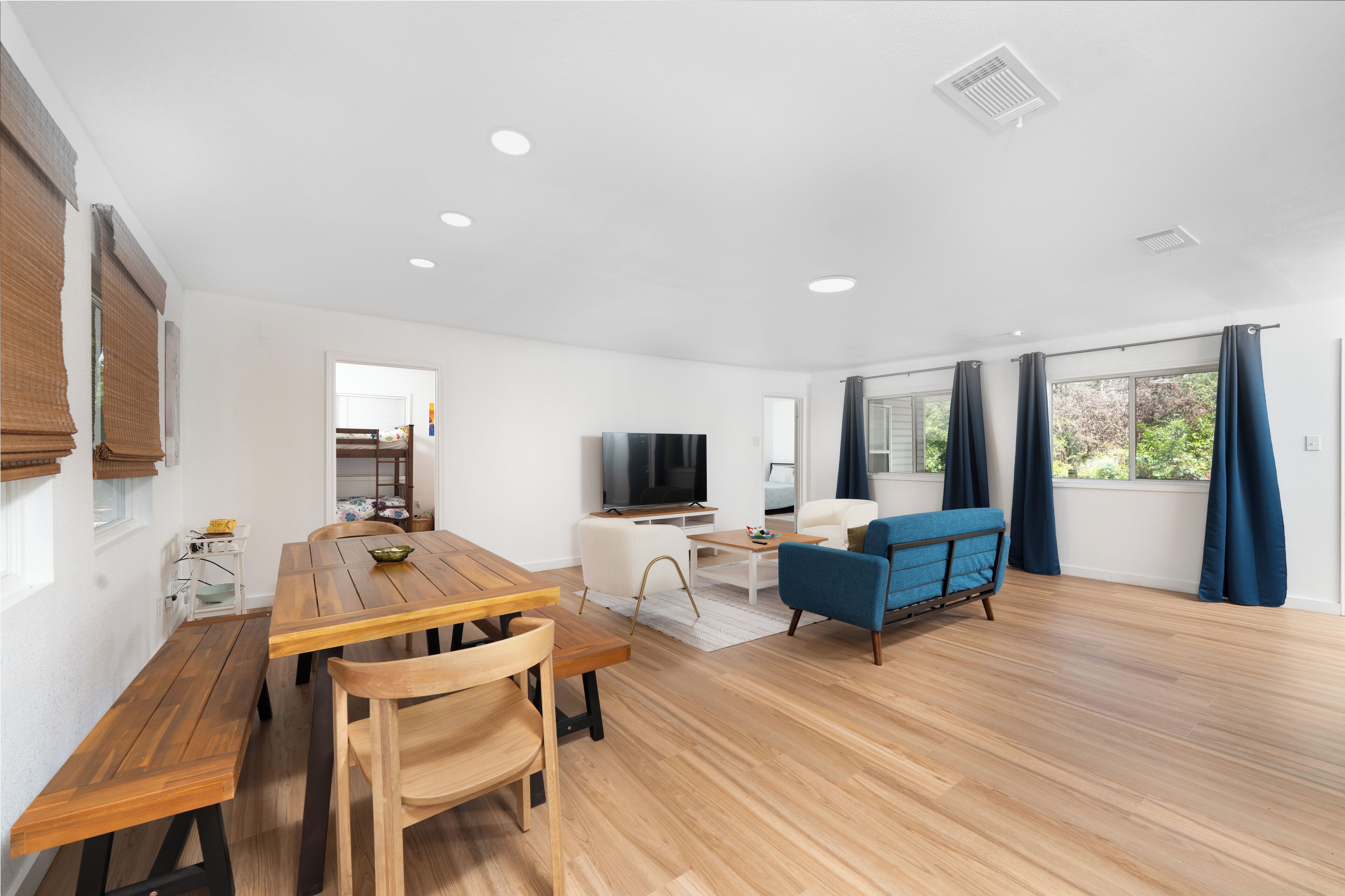 TV connectée, cheminée