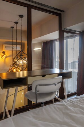 1 bedroom, iron/ironing board, WiFi, bed sheets - Vake Dream Duplex (T'bilisi)