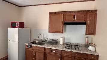 Microwave, stovetop, paper towels