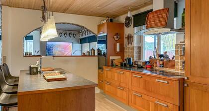 Pet friendly home in Farsø with house a panoramic view