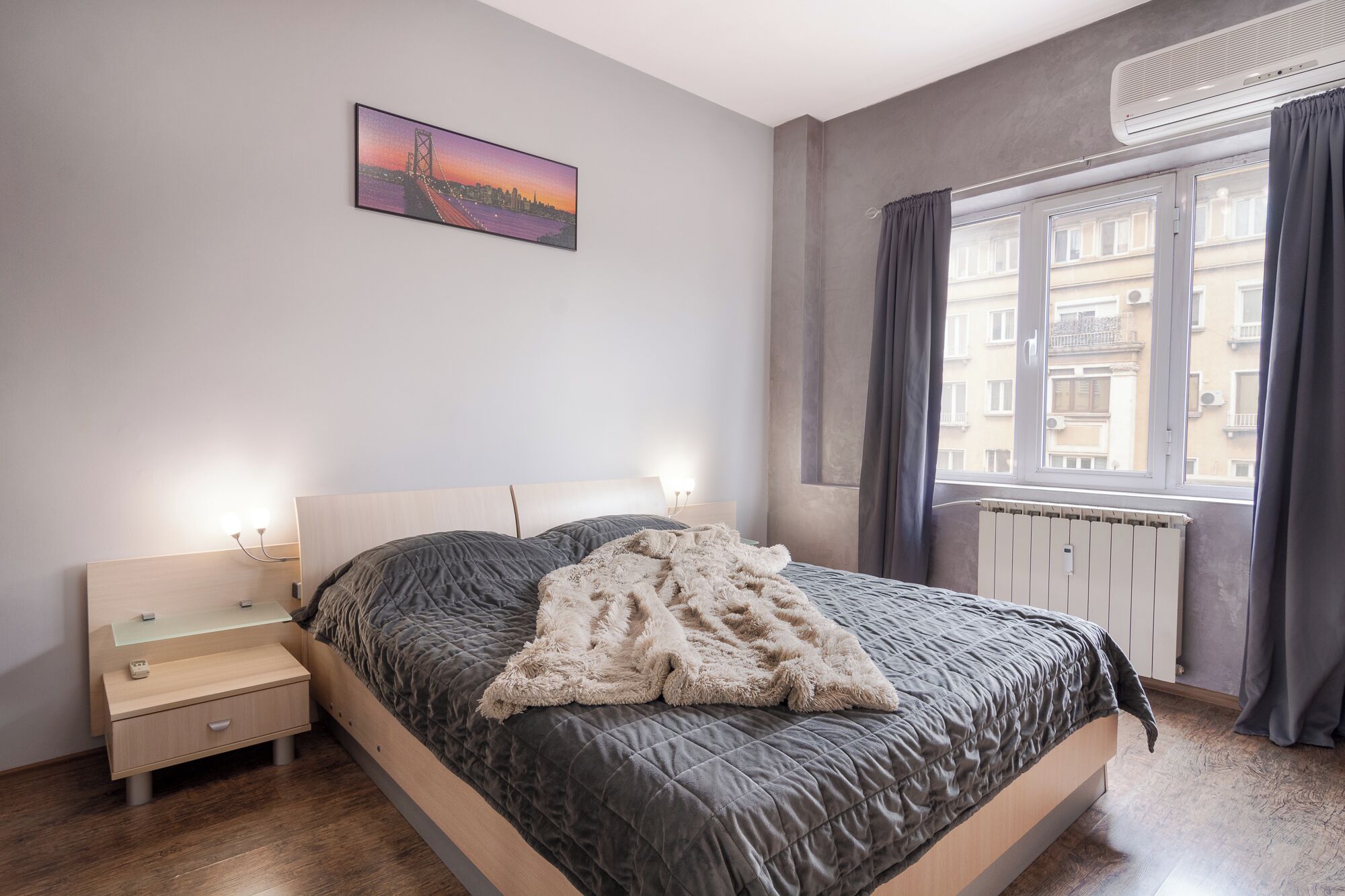 2 makuuhuonetta, silitysrauta/-lauta, Wi-Fi, vuodevaatteet