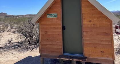 New Build 2 person Bear Cave Cabin
close to Big Bend NP & SP